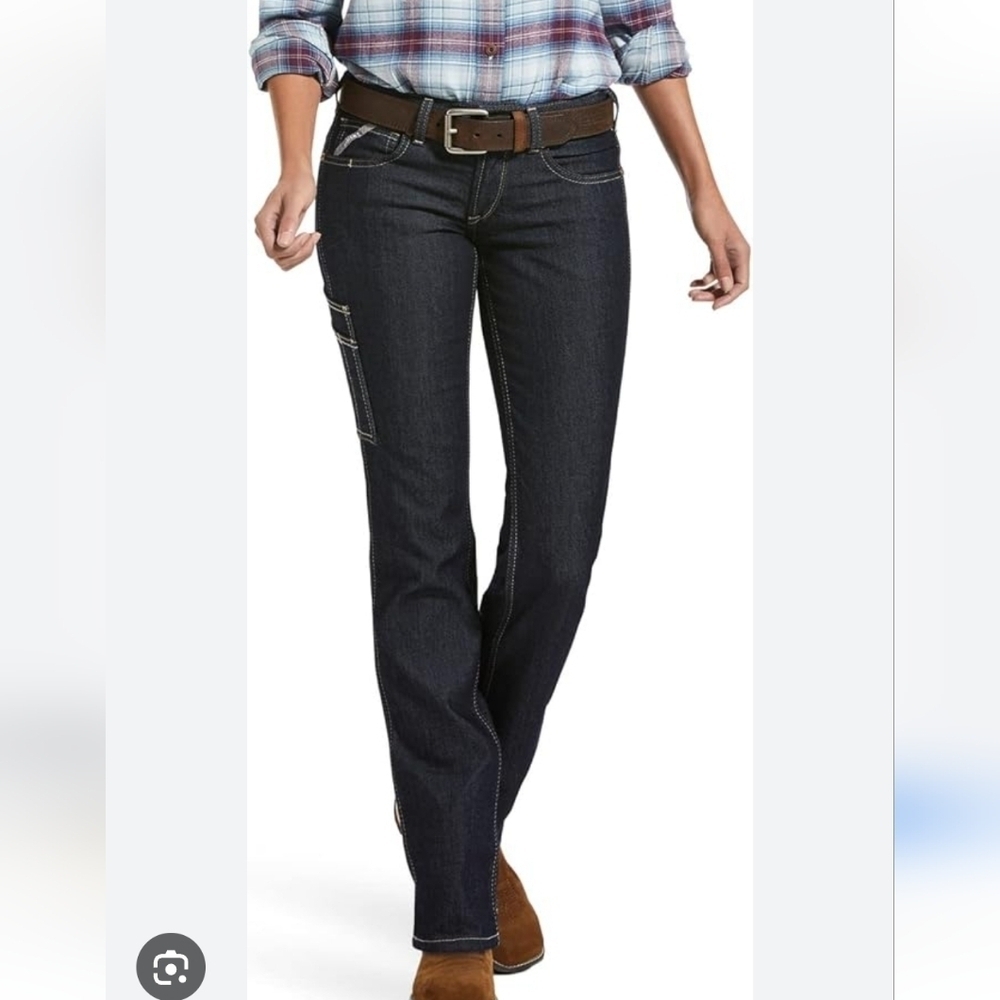 ARIAT REBAR MID RISE STRAIGHT. 32S. NWT. STRETCH. WOMENS